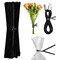 Black Twist Ties for Bags 4 Wire and Plastic Bread Ties 1000 Pack Bendable Plastic Twisty Ties Universal and Lightweight Wire Bag Ties Twists for Gardening Packing Decorating